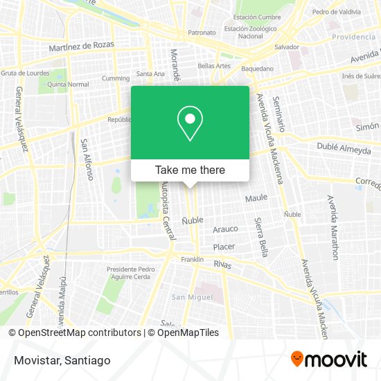 Movistar map