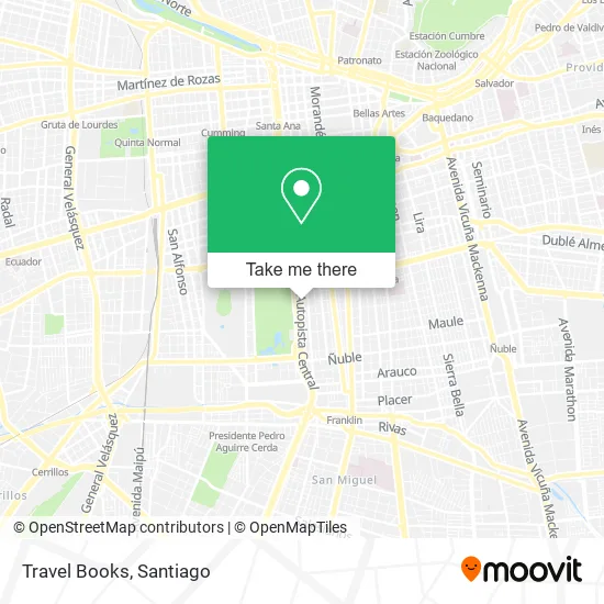Travel Books map