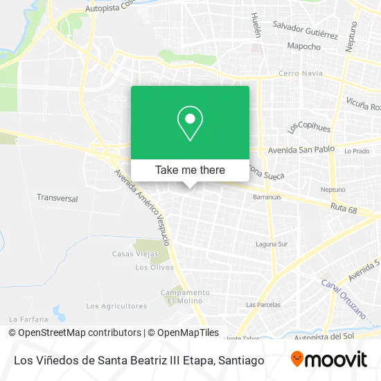 Los Viñedos de Santa Beatriz III Etapa map