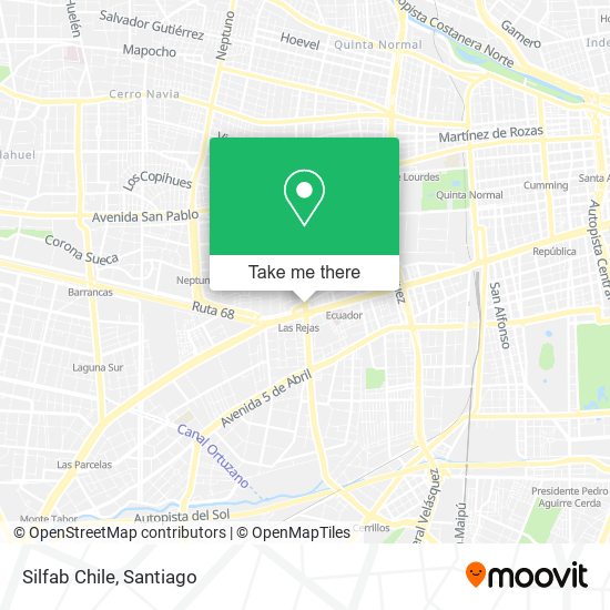 Silfab Chile map