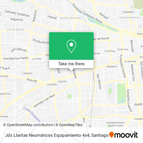 Jds Llantas Neumáticos Equipamiento 4x4 map