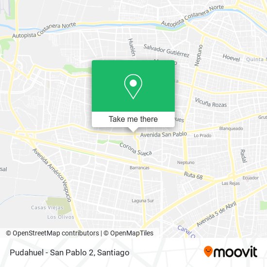 Mapa de Pudahuel - San Pablo 2