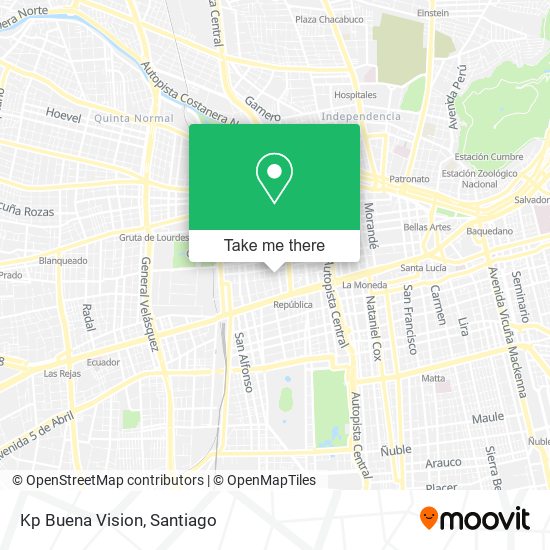 Mapa de Kp Buena Vision