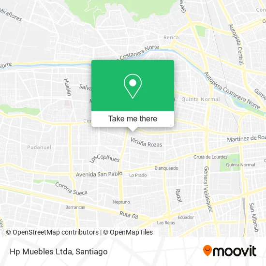 Hp Muebles Ltda map