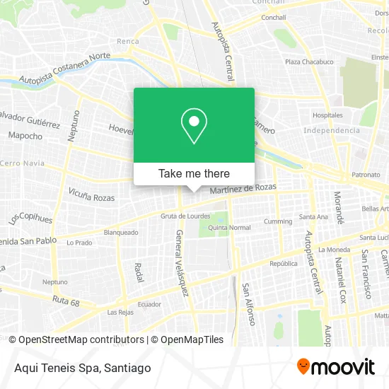 Aqui Teneis Spa map