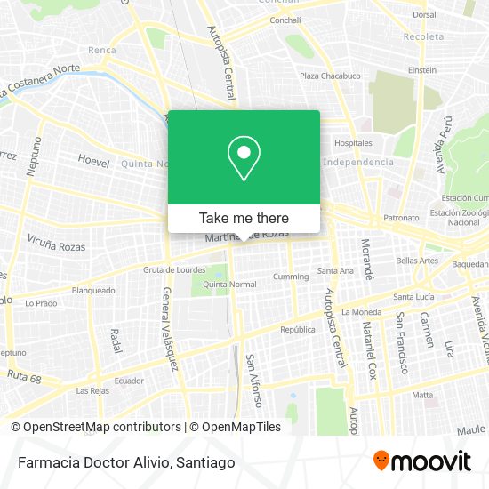 Mapa de Farmacia Doctor Alivio