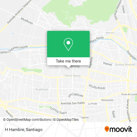 H Hambre map