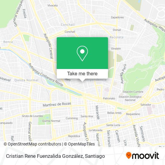 Mapa de Cristian Rene Fuenzalida González