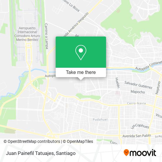 Juan Painefil Tatuajes map