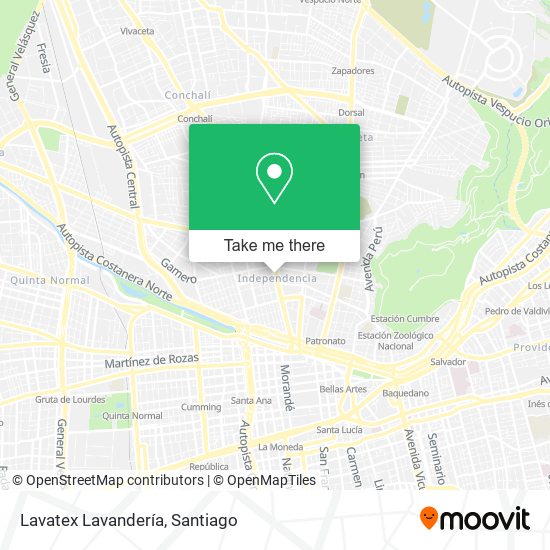 Lavatex Lavandería map