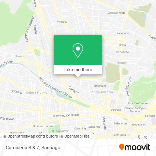 Carnicería S & Z map