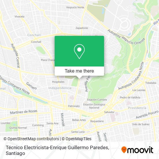 Técnico Electricista-Enrique Guillermo Paredes map