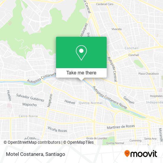 Motel Costanera map