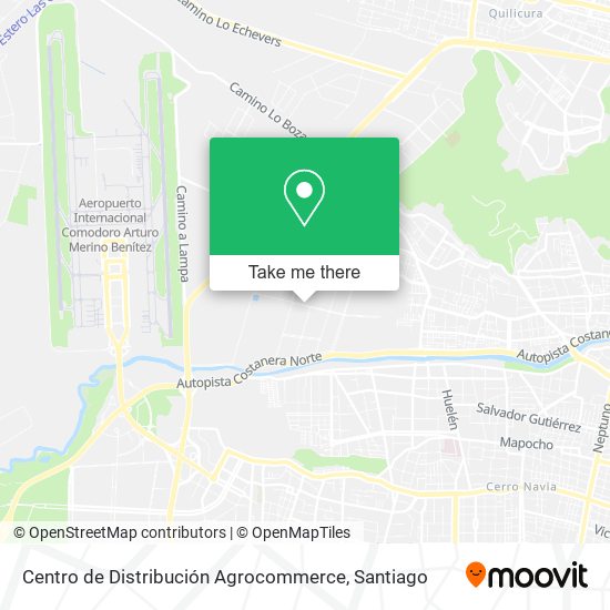 Centro de Distribución Agrocommerce map