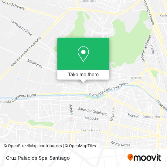 Mapa de Cruz Palacios Spa