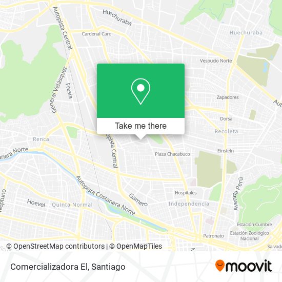 Mapa de Comercializadora El