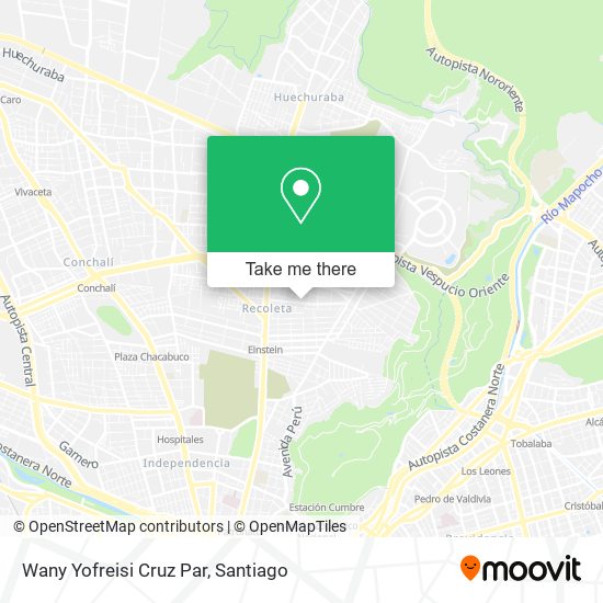 Mapa de Wany Yofreisi Cruz Par