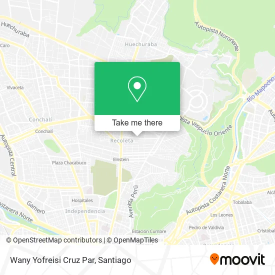 Wany Yofreisi Cruz Par map