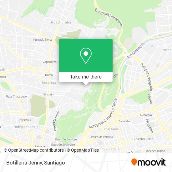 Mapa de Botillería Jenny