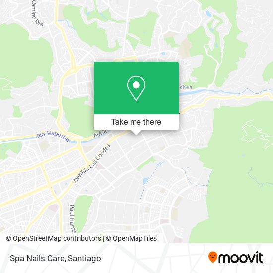 Spa Nails Care map