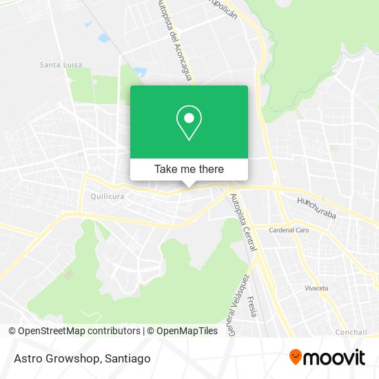 Astro Growshop map