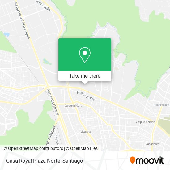 Casa Royal Plaza Norte map