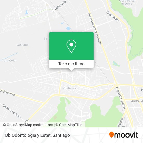 Db Odontología y Estet map