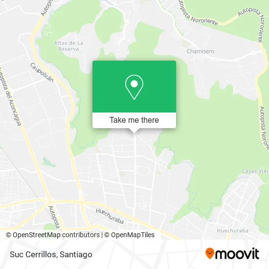 Suc Cerrillos map