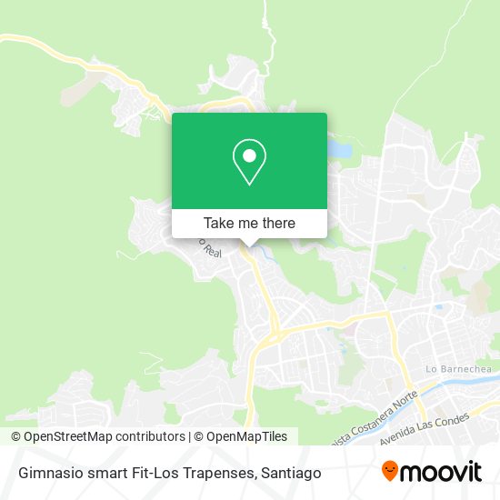 Gimnasio smart Fit-Los Trapenses map