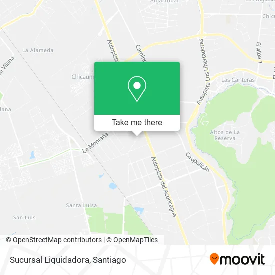 Sucursal Liquidadora map