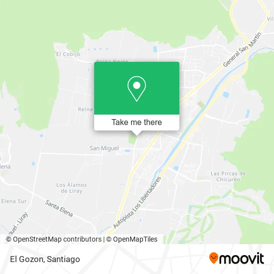 El Gozon map