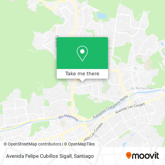 Mapa de Avenida Felipe Cubillos Sigall