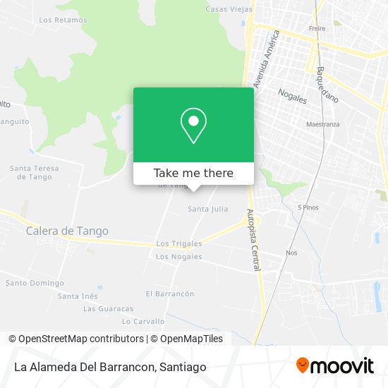 La Alameda Del Barrancon map