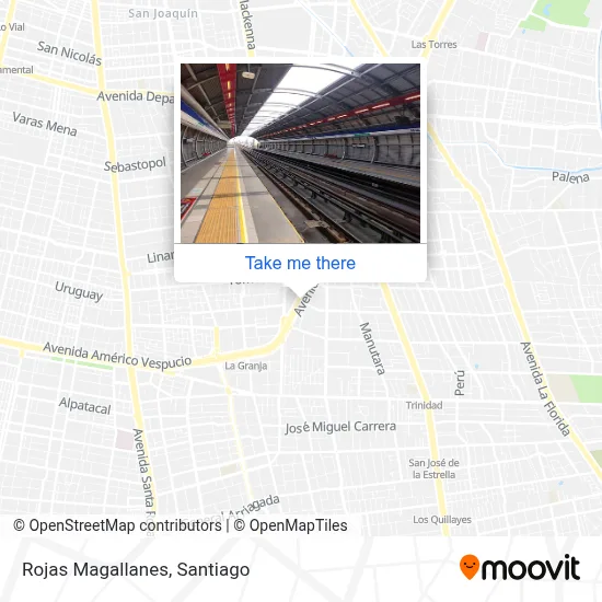 Rojas Magallanes map