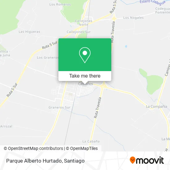 Parque Alberto Hurtado map