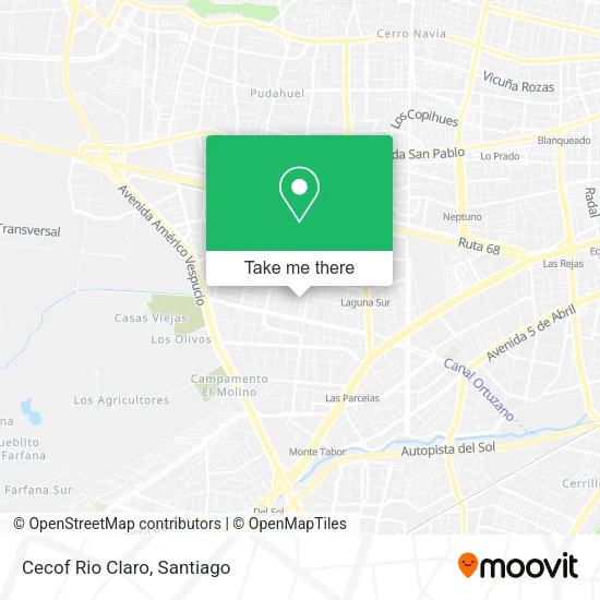Cecof Rio Claro map