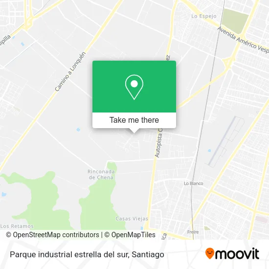 Mapa de Parque industrial estrella del sur