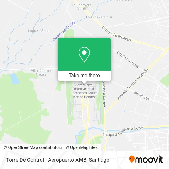 Mapa de Torre De Control - Aeropuerto AMB
