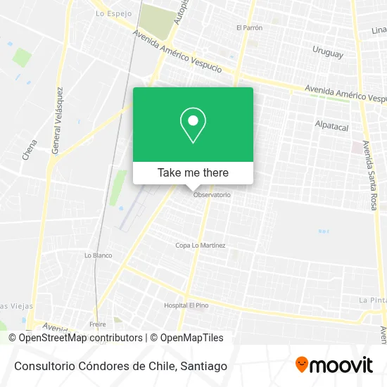 Consultorio Cóndores de Chile map