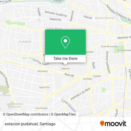estacion pudahuel map