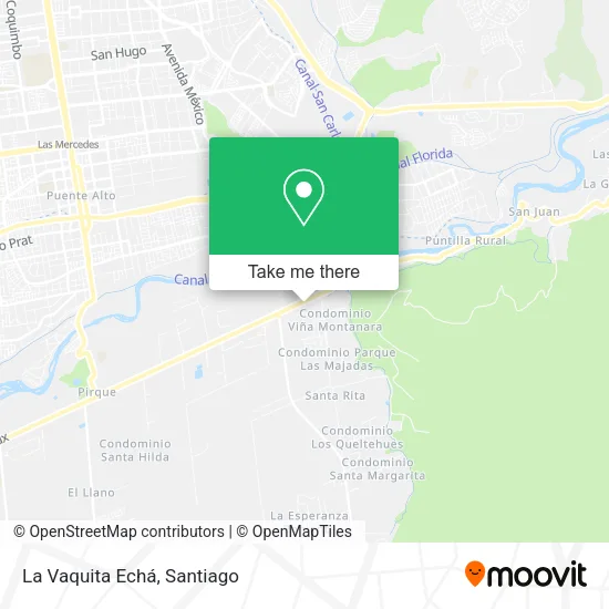 La Vaquita Echá map
