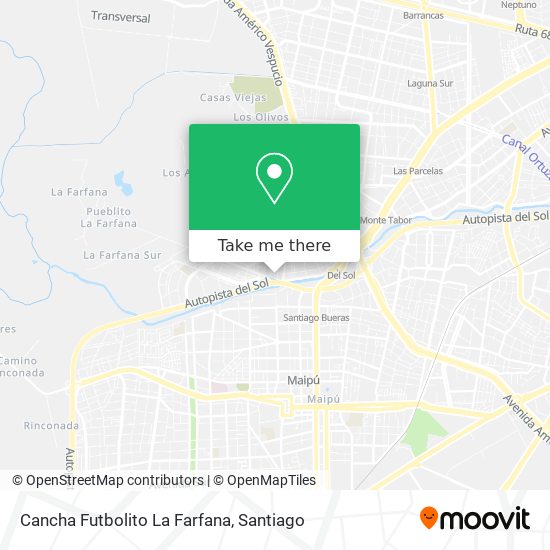 Cancha Futbolito La Farfana map
