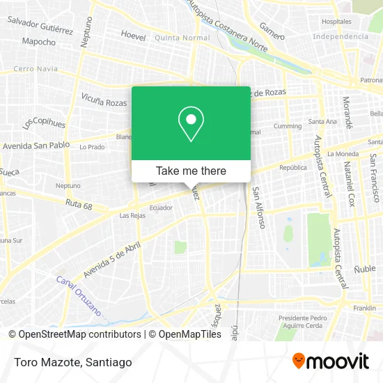 Toro Mazote map