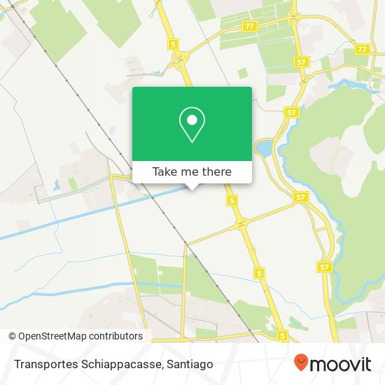 Transportes Schiappacasse map