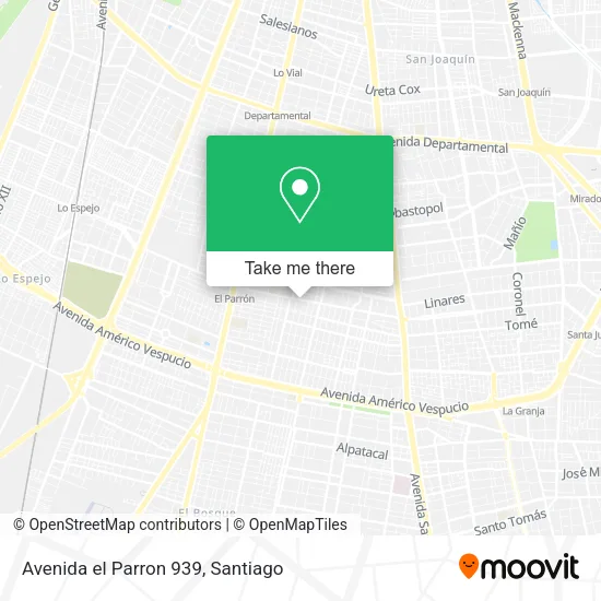 Avenida el Parron 939 map