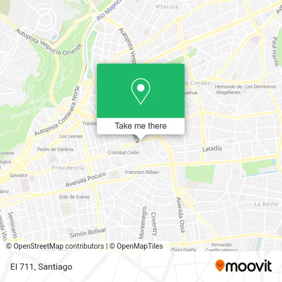 El 711 map
