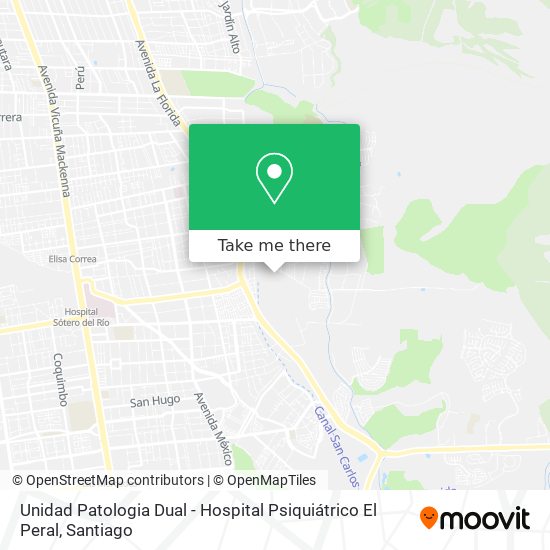 Unidad Patologia Dual - Hospital Psiquiátrico El Peral map