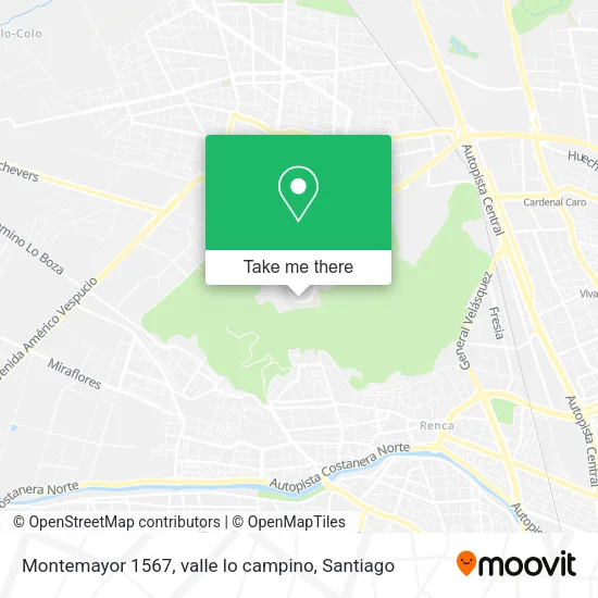 Montemayor 1567, valle lo campino map