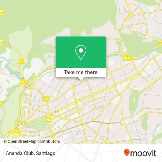 Ananda Club map