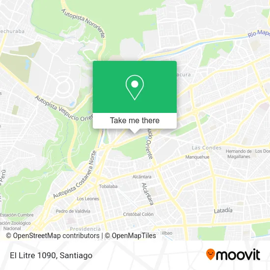 El Litre 1090 map